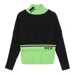 [힐크릭]여성골프니트 H232 보트넥크롭SW 1HCSWF2502AC