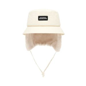 내셔널지오그래픽 키즈 K234KHA100 패딩햇 IVORY