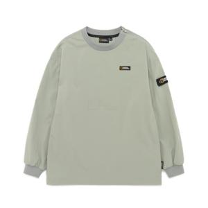 내셔널지오그래픽 키즈 K231UTS060 우븐맨투맨 G/KHAKI