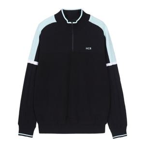 [힐크릭]남성골프니트 H241우븐믹스하이넥반짚SW1 1HCSWW2101BCK