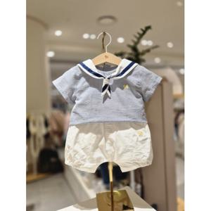블루독베이비 10 여름신상25SS(BL))마린 크루넥 상하세트 (4531361011)