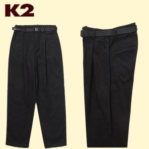 [K2] 남성 네츄럴 기모 와이드 팬츠 Z1 블랙 KMW22361 AKBD