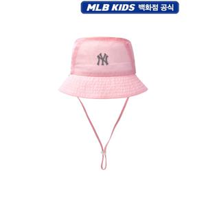 MLB키즈 힙 아웃도어 홑겹 버킷햇 (7AHTR045350PKM)