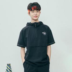 행텐틴즈 동백01 스트레치셋업 후드 반팔 아노락 14520-031-454-41