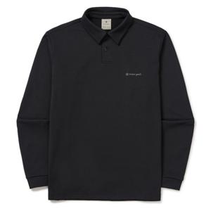 스노우피크 폴로 긴팔 티셔츠 S24FMTPS10 BK BY DK