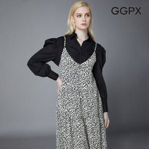 [GGPX] 레오파드 롱 뷔스티에 원피스 (GOHOPA94F)