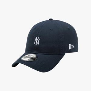뉴에라모자 NQC 14205771 MLB 뉴욕 양키스 워시드 미니 로고 언스트럭쳐 볼캡 미디엄 네이비