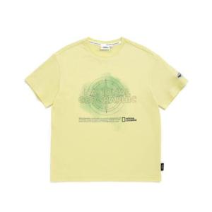 [내셔널지오그래픽키즈] K232UTS110 어드벤쳐 그래픽 반팔티셔츠 LEMON E남여공용