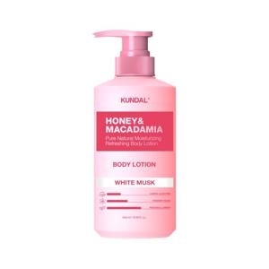 쿤달 허니 앤 마카다미아 퓨어 바디로션 화이트머스크 500ml x1개