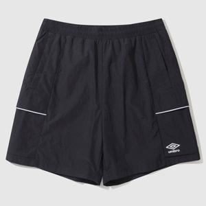 [엄브로] RAVE 나일론메탈 4부 카고 반바지 UP321CHP81 BLK