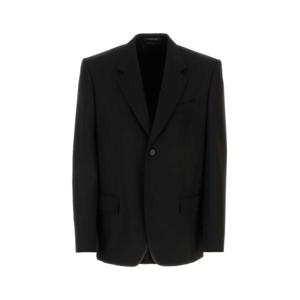 발렌시아가 자켓 773330TNT39 1000 BLACK