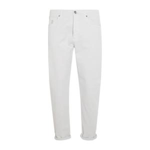 브루넬로쿠치넬리 화이트 롤드 커프 캐주얼 진 M277UO1090 C702