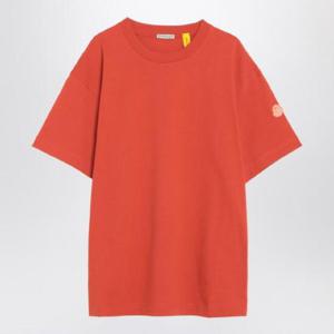 MONCLER X GILGA FARM BY DONALD GLOVER Bright orange cotton t shirt 8C0000289AZ9/R_MONGE-345