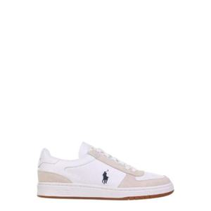 Polo Ralph Lauren 로고 자수 레이스업 스니커즈 809834463 002WHITENEWPORTNAVYPP TP934808689