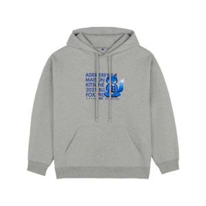 메종 키츠네 x 아더에러 메디테이션 폭스 후드 그레이 BKKFWHD01GR/QK1941SPD3