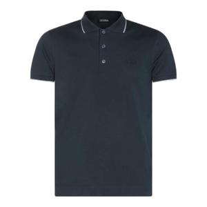 제냐 로고 자수 반팔 폴로 셔츠 UF358A9F746 T09 TP934621370