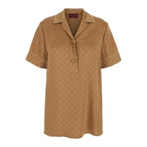 GUCCI HAMMERED GG SATIN SHIRT 814927ZAQKJ2031