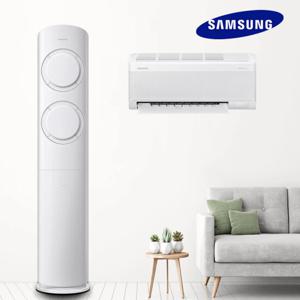 에어컨신 삼성 AI 비스포크 Q9000 투인원 2in1 멀티 에어컨 17+6평 AF60F17D11WRS 실외기 리모컨포함