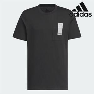 [아디다스] 반팔티 /G26- JI9081 / V POCKET LOGO T 스몰 리니어 로고 포켓 티셔츠