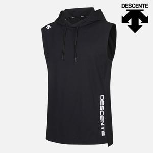 [데상트] 후드형 슬리브리스 SP321TST72BLK0 나시