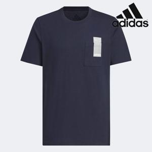 [아디다스] 반팔티 /G26- JI9082 / V POCKET LOGO T 스몰 리니어 로고 포켓 티셔츠