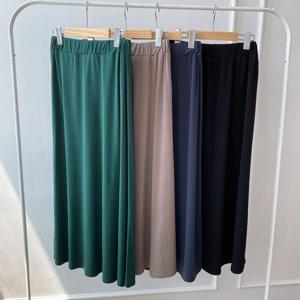 [아이우먼]빅사이즈밴딩치마 K110L506 쿨밴딩A라인롱스커트 RA