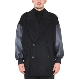 Alexander McQueen 더블 브레스트 노치드 라펠 코트 703265QTZ47 0901 TP935020115