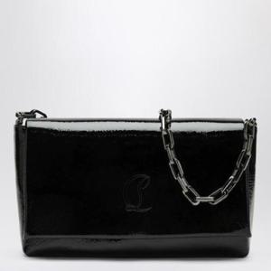 CHRISTIAN LOUBOUTIN Loubi54 black patent leather clutch bag 3255013LE/R_LOUBO-BK01