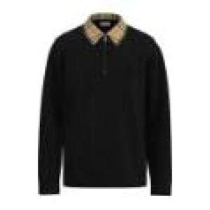 BURBERRY Traditional Check half-zip sweater 8109063