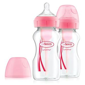 닥터브라운 와이드넥 옵션스 플러스 PP 핑크젖병(270ml_2P)