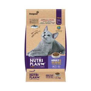 뉴트리플랜 고양이 어덜트 플러스 1.5kg