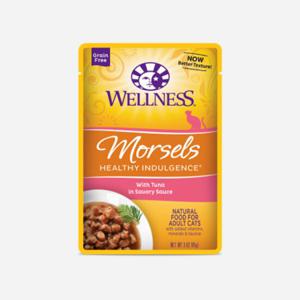 웰니스 그레인프리 헬시 인덜전스 머셀 참치 파우치 85g