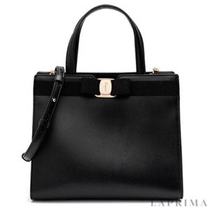 [FERRAGAMO] 페라가모 뉴 바라 토트백 21-I290 NERO 734058