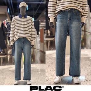 [PLAC]플랙 PJTF5STK045 남성 BASIC WIDE JEANS K04 MID WSHD 와이드 데님 팬츠