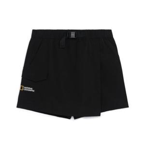 [내셔널지오그래픽 키즈] K222GHP010 여아 큐롯 반바지 CARBONBLACK