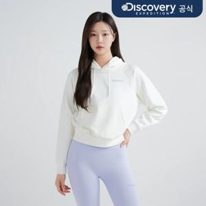 [디스커버리] 우먼스 세미크롭 후드티셔츠 (IVORY) DWHD41041-IVS