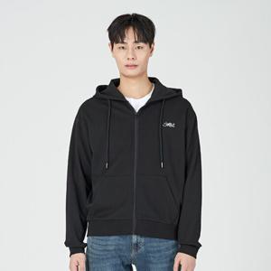 공용)기본 1도자수 후드집업 AO5WIZ999-BK