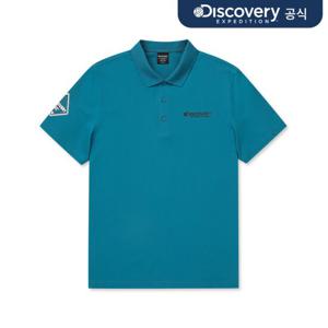 [디스커버리] 남성 소매로고 카라티 (TURQUOISE) DMTS73043-TQS