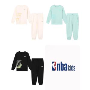 [엔비에이키즈(아동)]NBA 메가로고 맨투맨 조거팬츠 세트(K235Z1998P)