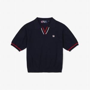 [FILA] 여성 크롭 니트 카라티(FS2TSF2372F_INA)