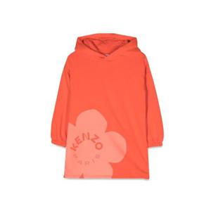 겐조 주니어 여아 오렌지 꽃 원피스 K12334K_40A