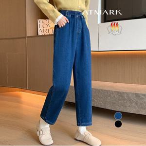 ATMARK 캐주얼밴딩데님기모팬츠_AA49PT026G