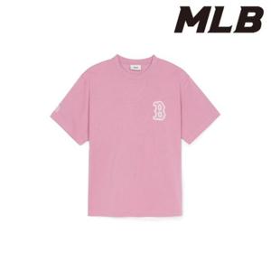 MLB (3ATSB0353-43PKP) 베이직 스트릿 로고 오버핏 반팔 티셔츠