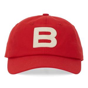 발리 레드 레터 자수 캡 MHA032 CO395U3B9