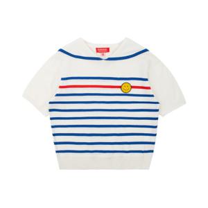 [아이스비스킷] 세일러칼라스트라이프반팔스웨터_IB32KR661