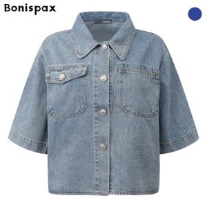 [보니스팍스] 반팔 데님 자켓 (XP2JK007M0)
