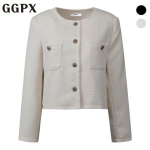 [GGPX] 노카라 봄 트위드 버튼 자켓 (GP2JK026F)