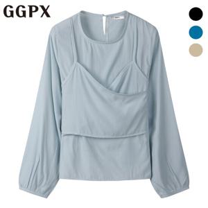 [GGPX] 뷔스티에 레이어드형 블라우스 (GP1SH020F)