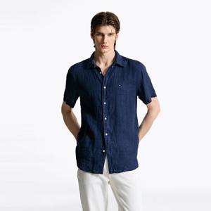 [공식][타미힐피거] [Regular fit] 피그먼트 다이 린넨 반팔 셔츠 (T12F3WSH120MT1DCC)