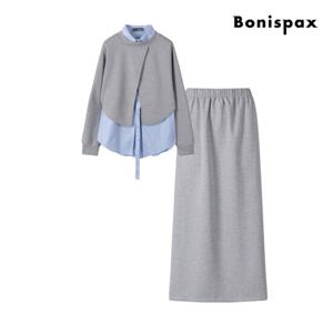 [보니스팍스] 아웃핏 셔츠 레이어드 3PS (XP4OP008M0)